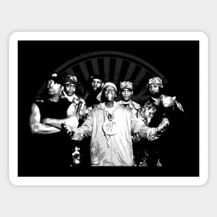 white shadow hip hop Magnet